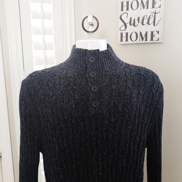 Tasso Elba Knit Sweater 4 Button High End Heavy XL - Picture 4 of 11